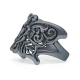 Filigree Butterfly Rings