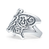 Filigree Butterfly Rings