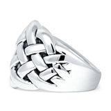 Dome Basket Weave Ring