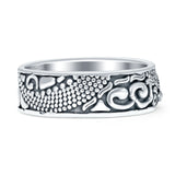 Oxidized Dragon Ring