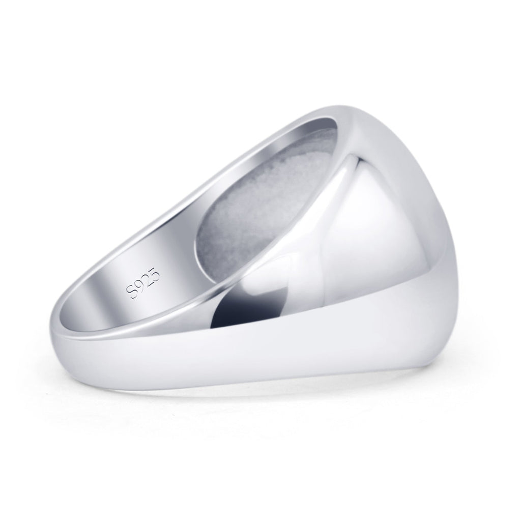 Dome Chunky Ring Thick Band 925 Sterling Silver Wholesale