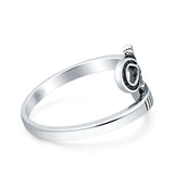 Ankh & Lotus Flower Ring