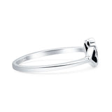 Paw Print Heart Ring