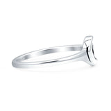 Ocean Wave Moon Ring