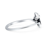 Mushroom Star Ring Oxidized 925 Sterling Silver Wholesale