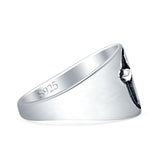 Wide Cross Ring