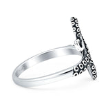 Open Band Octopus Ring