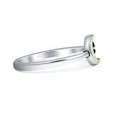 Moon & Star Ring