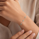 Oval Turquoise Station Bracelet