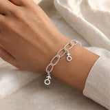 Paperclip Link Chain Bracelet