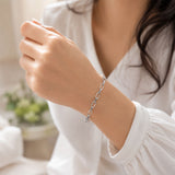 Paperclip Link Chain Bracelet 925 Sterling Silver Wholesale