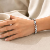Oval Cable Link Chain Bracelet