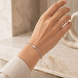 Italian Box Chain Bar Bracelet