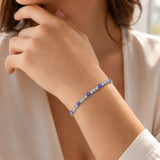 Evil Eye CZ Tennis Bracelet