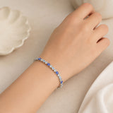 Evil Eye CZ Tennis Bracelet