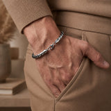 Twisted Herringbone Bracelet Italian Chain 925 Sterling Silver Wholesale