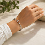 Paperclip Link Chain Bracelet