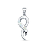 Criss Cross Loop Twist Pendant