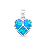 Peace Heart Pendant