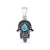 Hamsa Hand Pendant