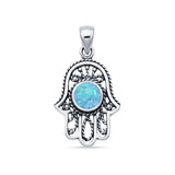 Hamsa Hand Pendant
