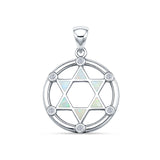 CZ Star of David Pendant