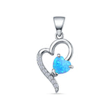 Heart CZ Pendant