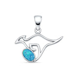 Kangaroo Animal Pendant