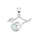 Kangaroo Animal Pendant
