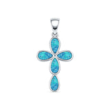Teardrop Cross Pendant