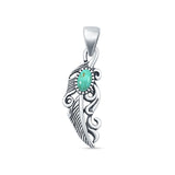 Feather Filigree Pendant