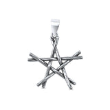 Rustic Twig Star Pendant