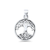 Tree of Life Round Pendant