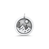 Moonlight Forest Round Pendant
