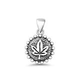 Autumn Leaf Beaded Pendant