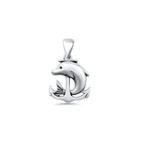 Dolphin & Anchor Pendant