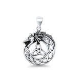 Celtic Dragon Trinity Knot Pendant