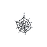 Spider & Web Pendant