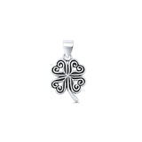 Four Leaf Heart Clover Pendant