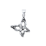 Celtic Knot Butterfly Pendant