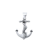 Mermaid Anchor Pendant