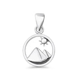 Mountains & Sun Pendant