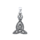 Celtic Knot Snakes Pendant