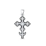  Cross Filigree Pendant