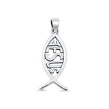  Jesus Fish Pendant