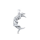  Moon & Snake Pendant
