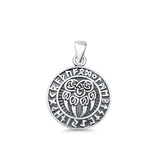  Aztec Bear Paw Runes Pendant