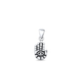  Hamsa & Evil Eye Pendant