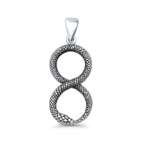 Infinity Snake Pendant