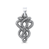  Twisted Snake Pendant